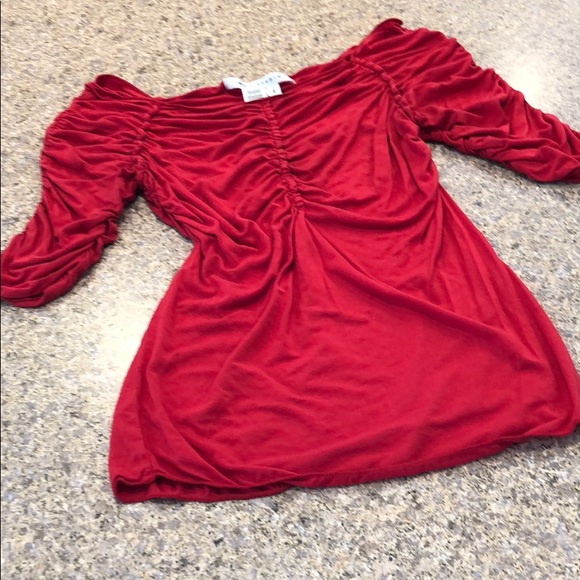 Max Studio Tops - Max Studio Red Top Size Small